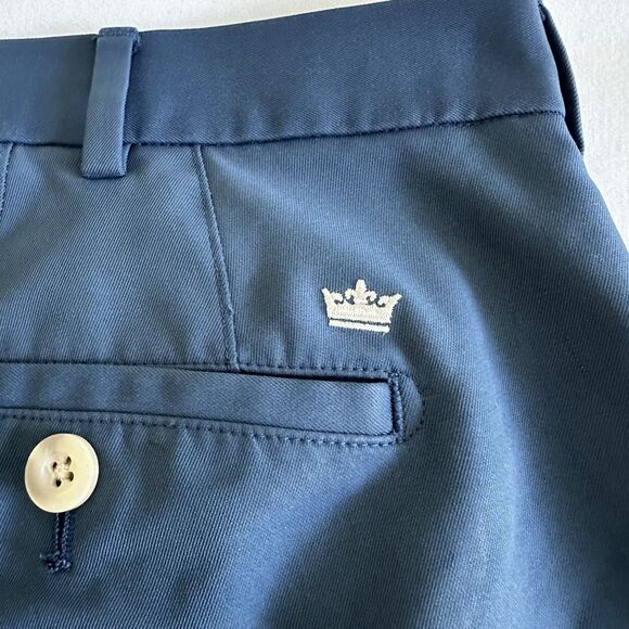 Peter Millar Wicking Performance Golf Shorts Blue Navy Size 42 Moisture Wicking - Picture 8 of 10